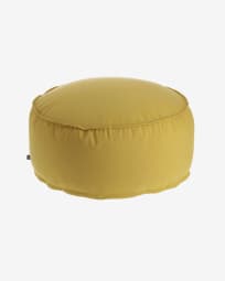 Round Ø 70 cm Mustard-yellow Nedra pouf