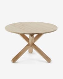 Wood Lotus table Ø 120 cm