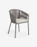Yanet cord chair in grey