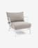Mareluz armchair in white steel