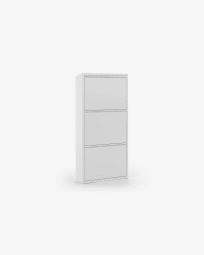 Παπουτσοθήκη Ode 50 x 103 εκ, 3 λευκές πόρτες