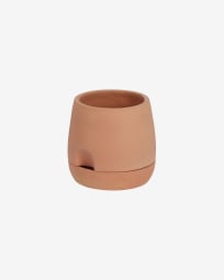 Luigina small terracotta plant pot with self-watering system, Ø 27 cm