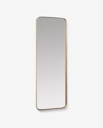 Μεταλλικός επιτοίχιος καθρέπτης Marco 55 x 150,5 εκ, χρυσό