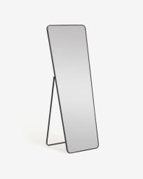 Nyah black metal full-length mirror 63,5 x 165 cm