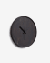 Στρογγυλό επιτοίχιο ρολόι Zakie, μασίφ ξύλο ακακίας σε μαύρο φινίρισμα, Ø 30 εκ