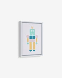 Πίνακας Julisa με ρομπότ, πολύχρωμο, 30 x 40 εκ