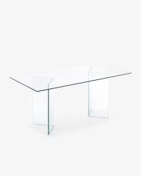 Τραπέζι Burano, γυαλί, 180 x 90 εκ