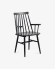 Καρέκλα με μπράτσα Tressia, μαύρο