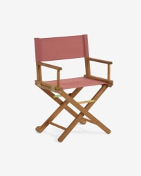 Πτυσσόμενη καρέκλα Dalisa, ξύλο ακακίας, τερακότα FSC 100%