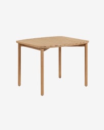 Sheryl 90 x 90 cm table made from solid eucalyptus FSC 100%