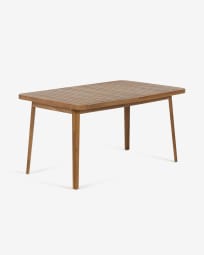 Vilma extendible outdoor table in solid acacia wood 90 x 143 (200) cm 100% FSC