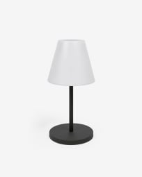 Outdoor Amaray table lamp in steel with black finish