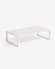 Τραπέζι σαλονιού Comova, 100% εξωτερικού χώρου, λευκό αλουμίνιο, 60x114εκ