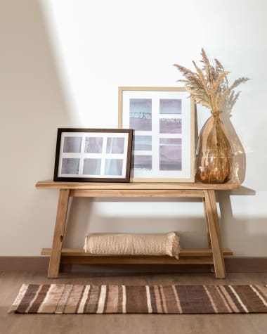 Luah Fotorahmen aus Holz mit dunklem Finish 28 x 39 cm