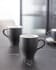Sadashi porcelain mug in black