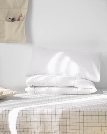 Dulcia GOTS certified silicone hollow fibre pillow, 30 x 60 cm