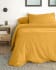 Ibelis mustard yellow bedding set 150 x 190 cm organic cotton (GOTS)