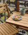 Mesa plegable de balcón Amarilis madera maciza acacia 40 x 42 cm FSC 100%