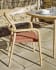 Καρέκλα Sheryl, μασίφ ξύλο ευκαλύπτου και σκοινί στο χρώμα της τερακότας FSC 100%