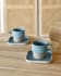 Midori ceramic cup and saucer in blue