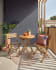 Ensemble Elisia de table et chaises pliantes de jardin en bois massif d'acacia FSC 100%