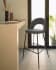 Mahalia dark grey stool height 63 cm