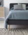 Κρεβάτι  με αφαιρούμενα καλύμματα Dyla, μαύρο, πόδια σε μασίφ ξύλο οξυάς, για στρώμα 160x200εκ