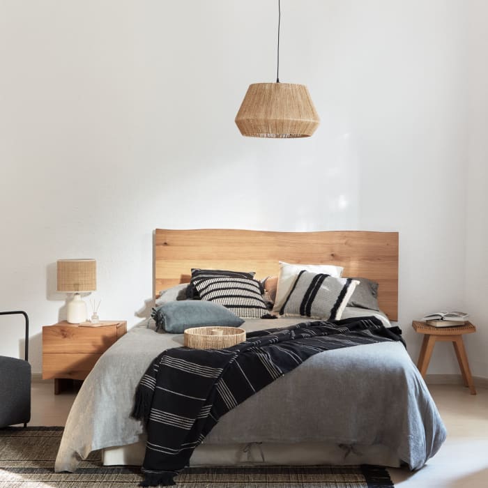 Set Ciurana fundas nórdica y de almohada 100% algodón puntilla natural cama  150/160 cm - Kave Home. N1300020JJ33