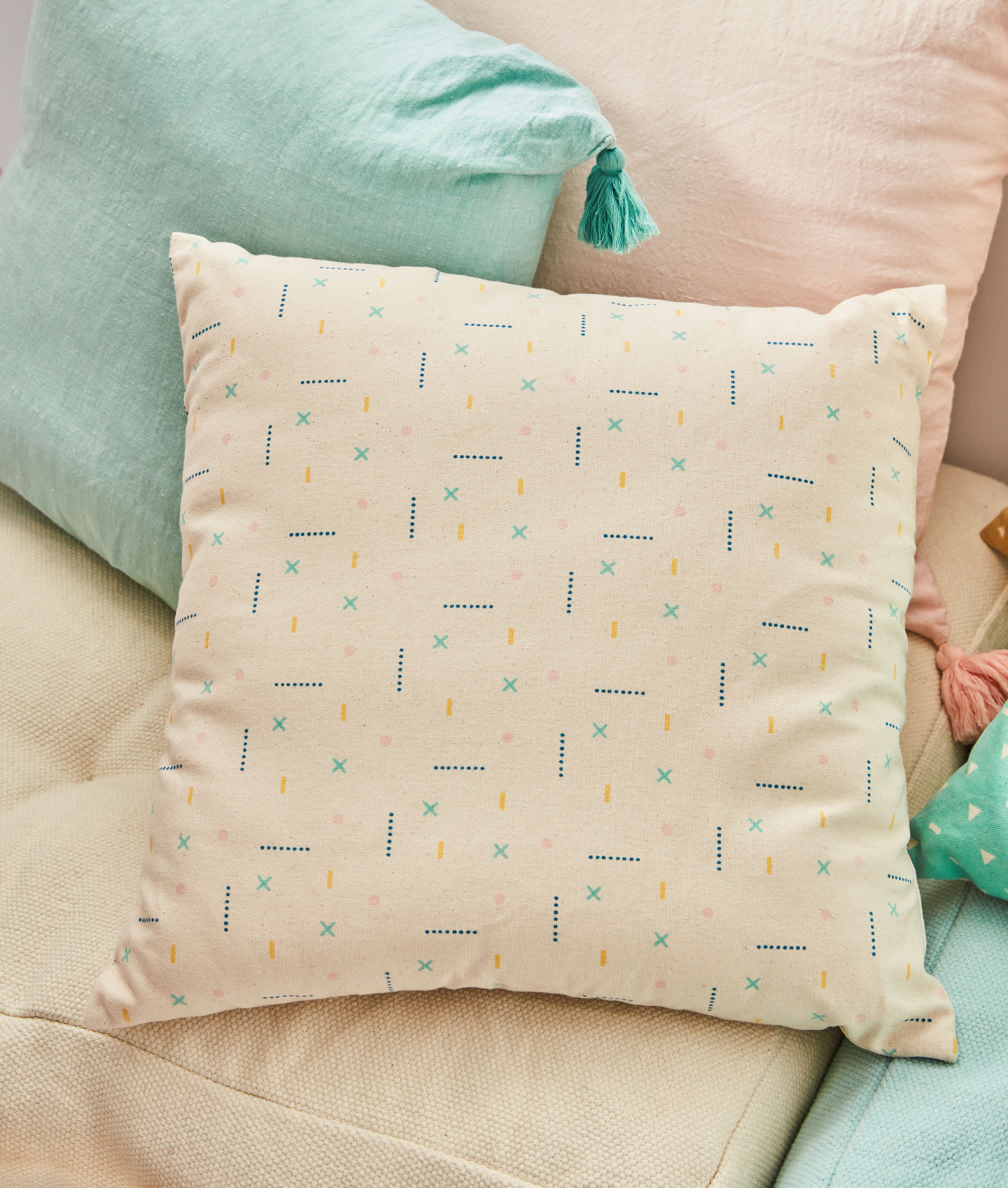 Mint green pillow outlet covers