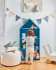 Étagère maison enfant Celeste en MDF bleu 50 x 105 cm