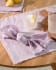 Idalmis set of two napkins in lilac cotton and linen