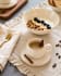 Koffiekop en schotel Taisia van porselein in wit