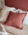 Maelina cushion cover in maroon, 45 x 45 cm