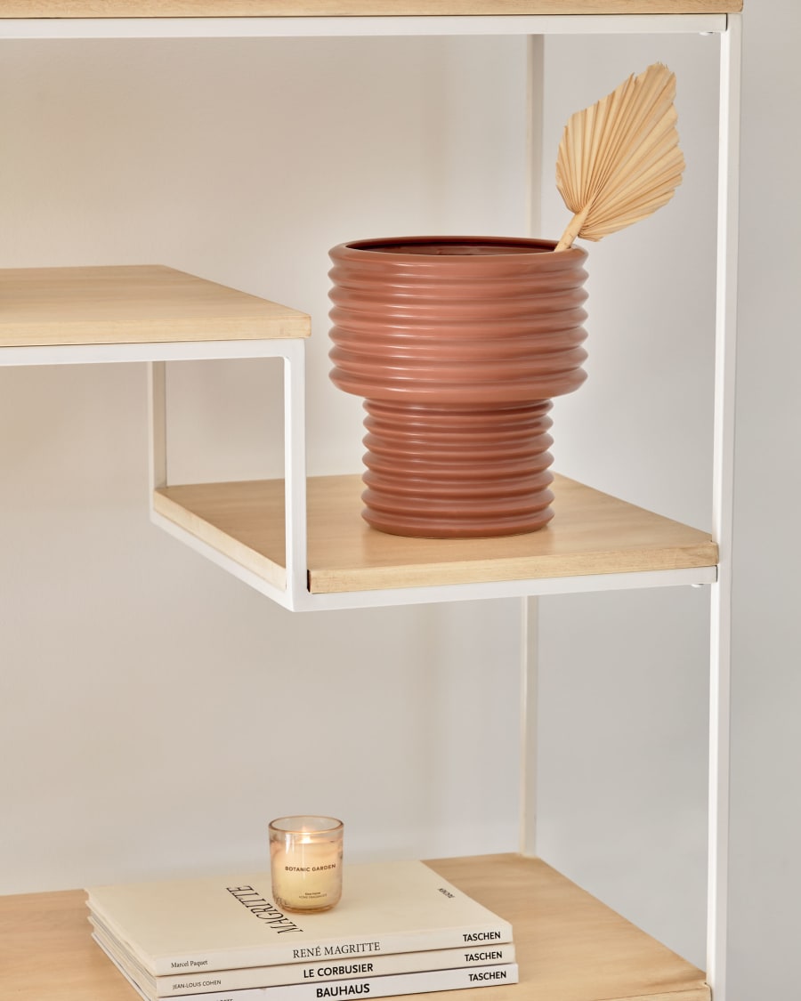 Soldes - Pot en céramique avec couvercle 19 cm - Interior's