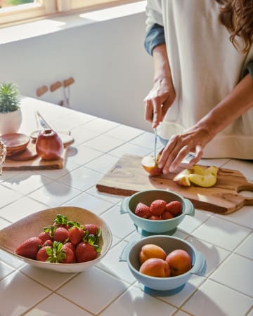 Jullie set of 2 bowls with silicone suction cup