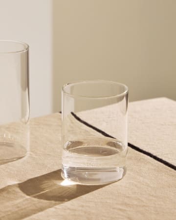Vaso pequeño Yua de cristal transparente