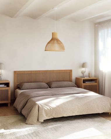 Tête de lit Beyla en bois de frêne pour lit de 160 cm FSC 100%