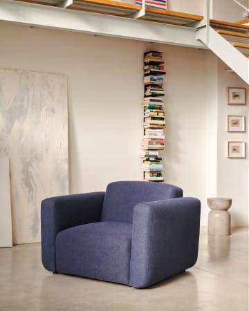 Neom modular armchair in blue