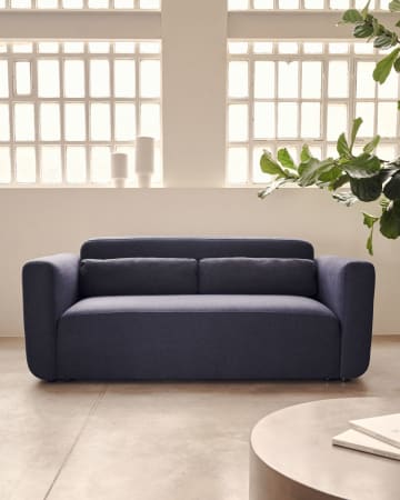 Neom 2 seater modular sofa in blue, 188 cm