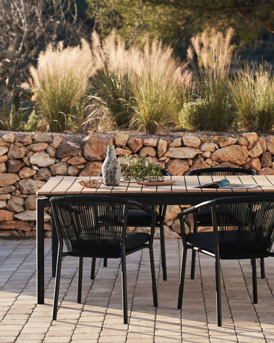Mira la nueva mesa de terraza extensible 80 - Muebles Jardín 
