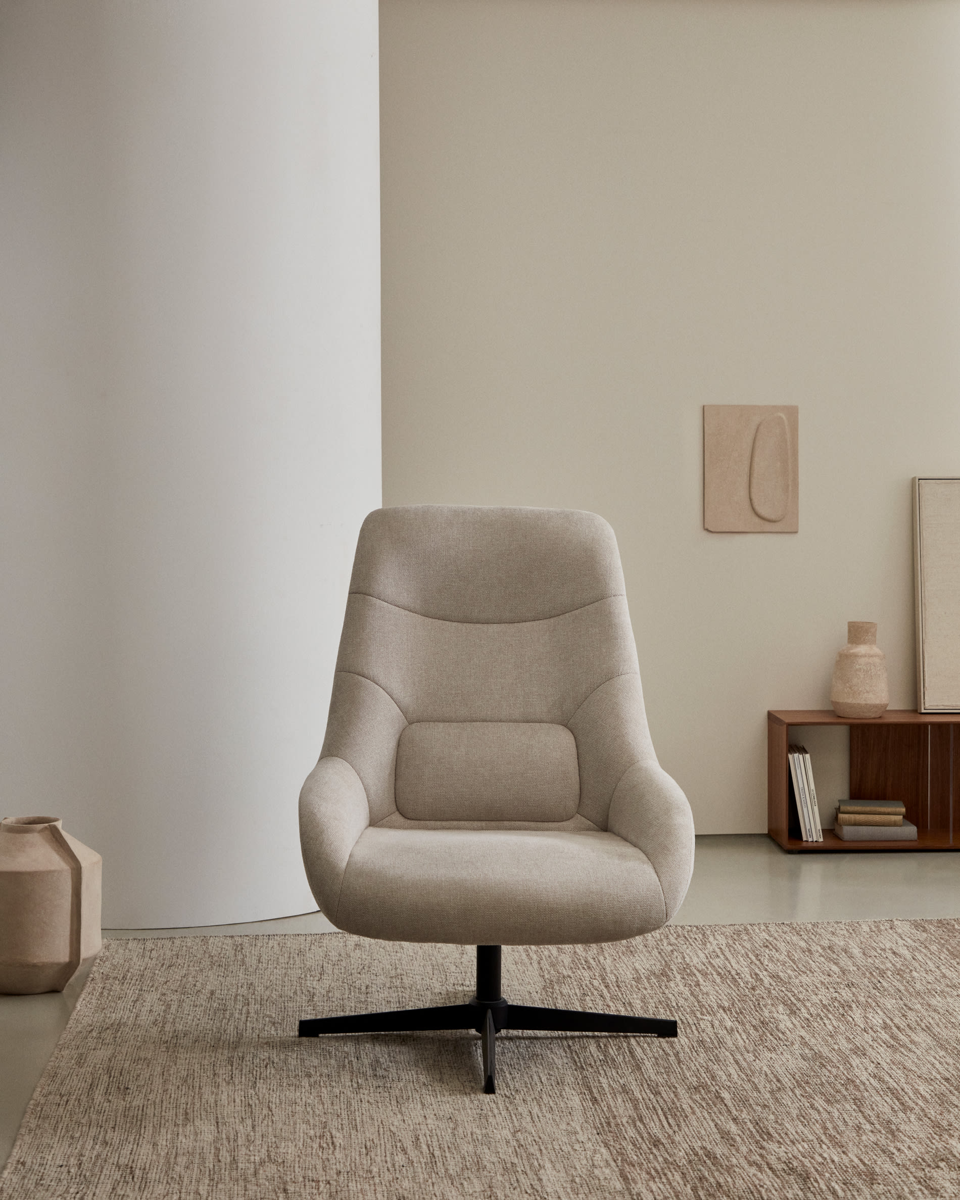 Havza swivel best sale wingback chair