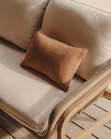 Rocal beige cushion cover 100% PET 30 x 50 cm