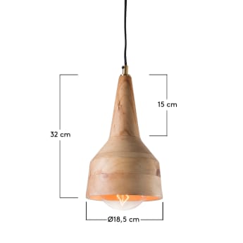 Allie plafondlamp 18,5 cm - maten