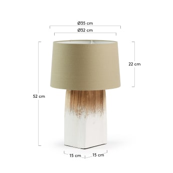 Moala table lamp white - sizes