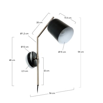 Pryia wall lamp - sizes