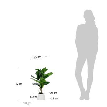 Lyrata artificial plant 60 cm - sizes