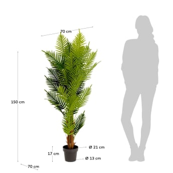 Artificial Fern palm 150 cm - sizes