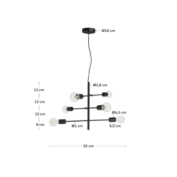 Spica ceiling light - sizes