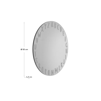 Keilar round wall mirror Ø 50 cm - sizes