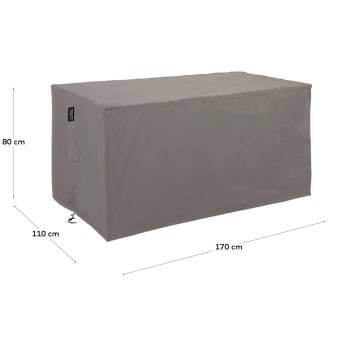 Iria protective cover for small outdoor rectangular tables max. 170 x 110 cm - sizes